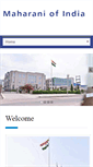 Mobile Screenshot of maharaniofindia.net